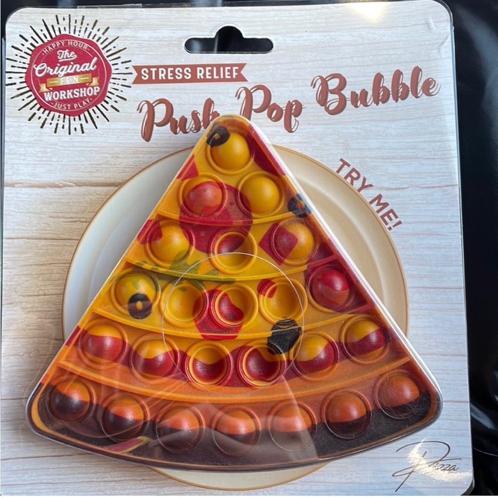 NEW Pizza Push Pop Bubble Toy Pop It